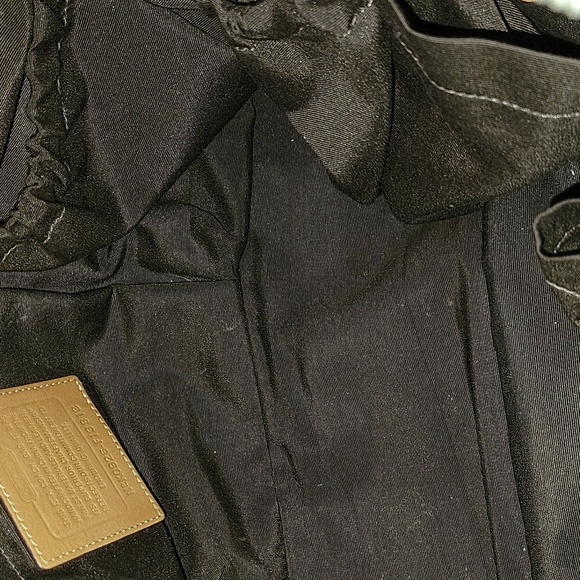 Vintage Coach Signature Canvas/Leather Crossbody Diaper Bag - Picture 14 of 16